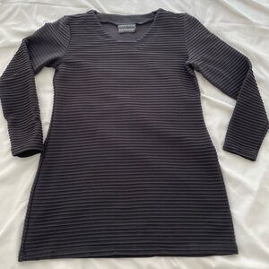 Marimekko Black Ribbed Sweater/Tunic